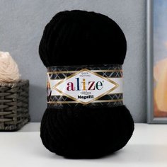 Пряжа "Superlana megafil" 25% шерсть, 75% акрил 55м/100 гр (60) Alize