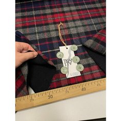 Ткань Пальтовая двойная смесовая шерсть, 1 м. Noname