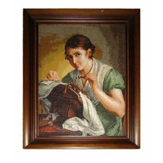 Набор для вышивания гобеленовым швом "Кружевница", 23х30 см, 352504, Milena Style уценка