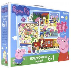 Набор настольных игр Origami Peppa Pig 6 в 1 (05377)
