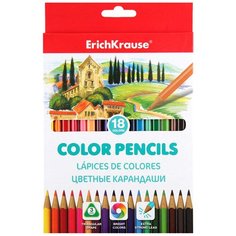ErichKrause Цветные карандаши трехгранные 18 цветов 49887