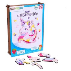 Пазл Woodland Единорог 147202, 51 дет., разноцветный