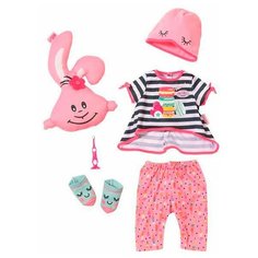 Zapf Creation Комплект одежды для куклы Baby Born 824627 розовый