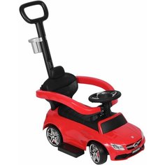 Каталка-толокар SWEET BABY Mercedes-Benz AMG C63 с ручкой, red