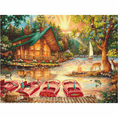 Leti963 Набор для вышивания LetiStitch Жить одним днем 42*32см