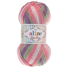 Пряжа для вязания Ализе Baby Best Batik (90% акрил, 10% бамбук) 5х100г/240м цв.7056 Alize