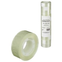 Клейкая лента канцелярская 19х33 12 шт/уп Noname