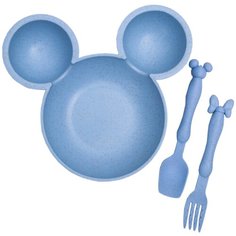 Набор детской посуды, Микки Маус, 3 предмета Disney