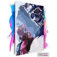 Картина по номерам на холсте Watch Dogs Legion, 50 х 80 см Красиво Красим