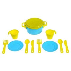 Альтернатива Набор посуды для кукол, «Хозяйка» на 2 персоны Alternativa