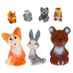 Резиновый Набор Животные леса СИ-999 Игрушки