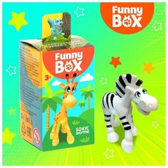 Игровой набор Funny Box «Зоопарк»: карточка, фигурка, лист наклеек Woow Toys