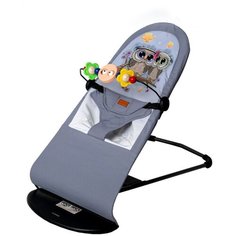 Шезлонг для новорожденного LUXMOM LM-123 сова