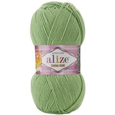 Пряжа Alize Cotton Gold, 55 % хлопок, 45 % акрил, 100 г, 330 м, 1 шт., 103 спаржа