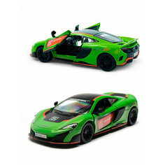 Машинка металлическая Kinsmart 1:36 «McLaren 675LT Exclusive Edition» инерционная, зелёная KT5392DF-2