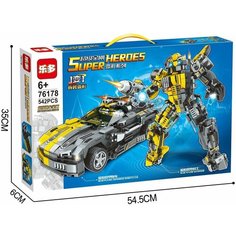 Конструктор Super heroes Трансформер Sports car Нет бренда