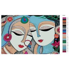 Картина по номерам V-512 "Сестры", 70x110 см Brushes Paints