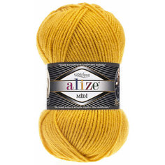 Пряжа Alize Superlana Midi темно-желтый (488), 25%шерсть/75%акрил, 170м, 100г, 1шт