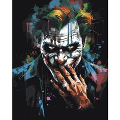 Картина по номерам ЖПН "Джокер Joker: Злобный взгляд", Раскраска 40x50 см, Фильмы