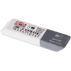 KOH-I-NOOR Набор ластиков 6541 60, 2 шт. белый/серый 2 шт.