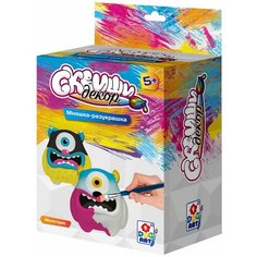 1 TOY Набор для детского творчества Сквиши Декор Монстрик (Т15690) 6 шт.