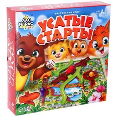 Настольная игра-бродилка, ЛАС ИГРАС "Усатые старты", 3D-поле