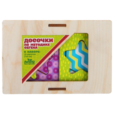 Головоломка Лесная мастерская Досочки Сегена 4018682, 9х7 см, разноцветный
