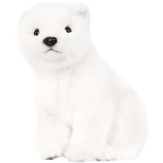 Мягкая игрушка Hansa Creation Белый медвежонок, 24 см, белый