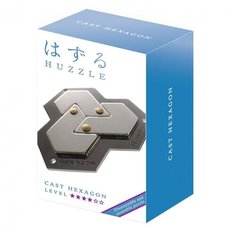 Головоломка Hanayama Huzzle Cast Hexagon (Шестиугольник) серый