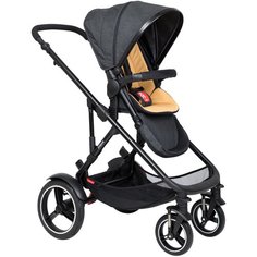 Прогулочная коляска PHIL&TEDS Voyager 2019 (без доп. сиденья), Butterscotch Yellow
