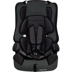 Автокресло группа 1/2/3 9-36 кг Teddy Bear 513 RF GREY+BLACK DOT Мишутка