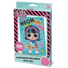 Алмазная мозаика LOL. Neon Vibes 10х15 см. L. O. L. Surprise! LA0010