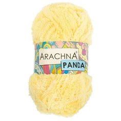 Пряжа ARACHNA Panda, 100% микрополиэстер, 5*100 г, 75 м, №95, светло-желтый