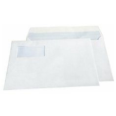 Конверты Бел С4, стрип с окном, BusinessPost, 229х324 250шт/уп 3851 Packpost