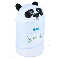 Корзина для игрушек «Панда» с ручками, 33,7 × 33,7 × 55 см Школа талантов