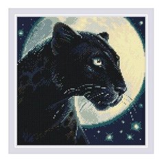 Алмазная мозаика Пантера 30x30 см. Риолис