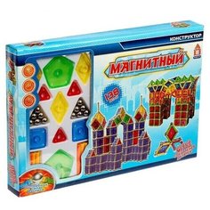 Конструктор магнитный, 138 деталей (1 шт.) Pro Market