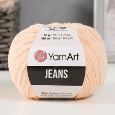 Пряжа (1шт) "Jeans" 55% хлопок, 45% акрил 160м/50гр (73 само) Yarn Art