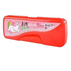 Пенал "Счастливая лама" пластик Проф Пресс