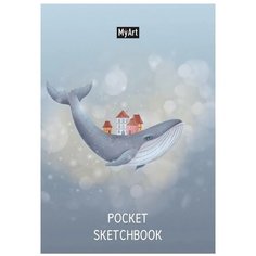 Блокнот Проф-пресс Скейтчбук Pocket Кит 48 листов 44251-8