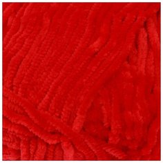 Пряжа "Velour" 100% микрополиэстер 170м/100г (846 красный) Yarn Art