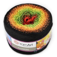 Пряжа YarnArt Flowers (Фловерс) 267 55% хлопок, 45% полиакрил 250г 1000м 2шт