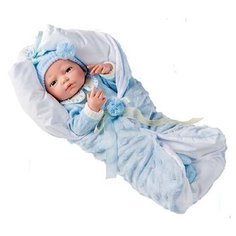 Кукла Berjuan Newborn body Малыш в голубом одеяльце 8093
