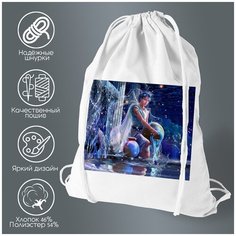 Сумка для обуви CoolPodarok Аниме водолей