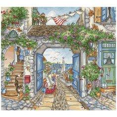 Набор для вышивания LetiStitch По дороге в гавань 35*31см