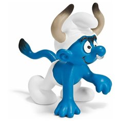 Смурф Знаки Зодиака: Телец 6 см из мультфильма Смурфики — фигурка игрушка 20721 Schleich