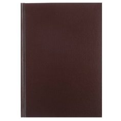 Ежедневник недатированный А5+, 136 листов Ideal new, обложка бумвинил, коричневый Bruno Visconti