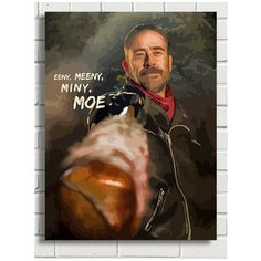 Картина по номерам Сериал Ходячие мертвецы (Рик, Ниган, Дэрил) - 7215 В 30x40