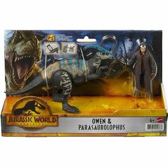 Фигурка Jurassic World - Динозавр + фигурка Оуэн и Паразауролоф GWM29