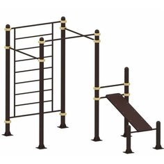 Воркаут Sport-fora Шведская стенка, три турника и скамья для пресса YSK57 Fora Профиль трубы :76 мм